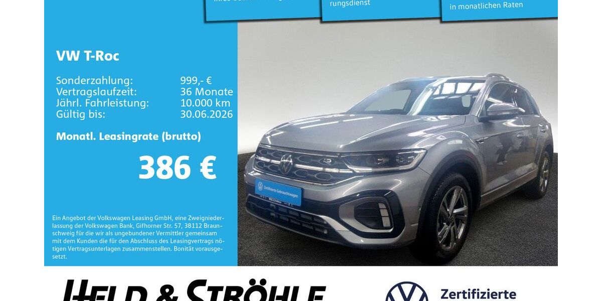 VW T-Roc 6.624 km 33.990 &euro; Neu-Ulm 89231