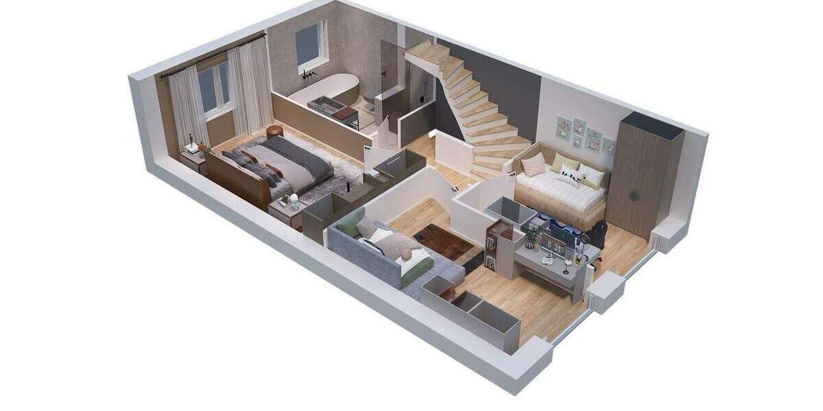 Reihenmittelhaus Ulm Donaustetten - 5 Zimmer, 124 m&sup2;, 530.000&euro; | Angebot:26026174