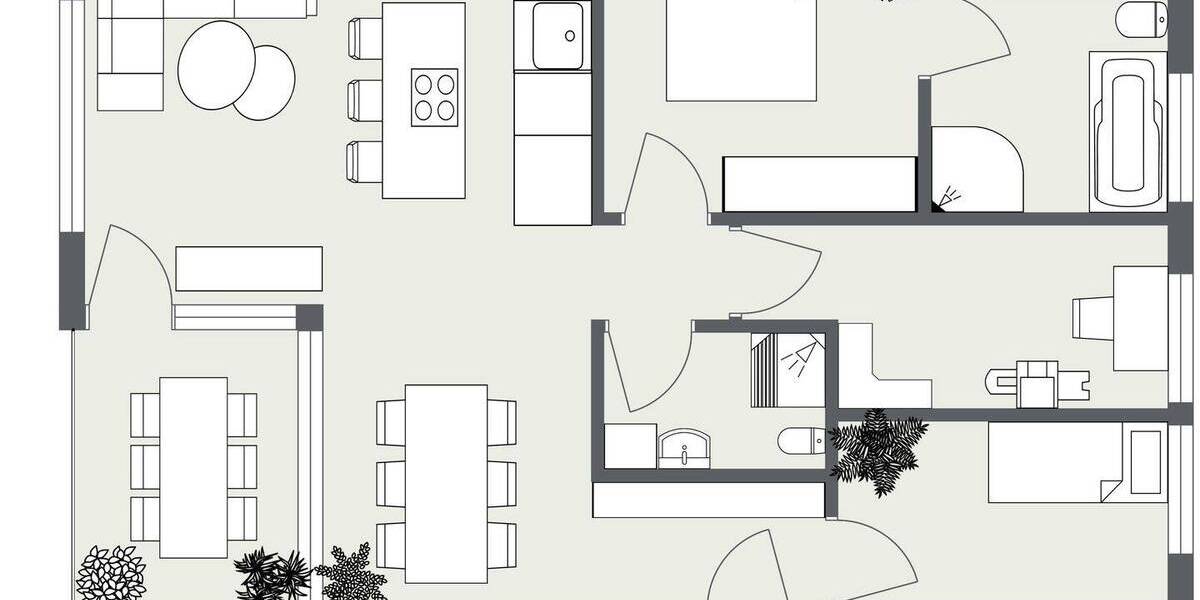 Etagenwohnung Neu-Ulm Ludwigsfeld - 4 Zimmer, 118 m&sup2;, 595.000&euro; | Angebot:26189257