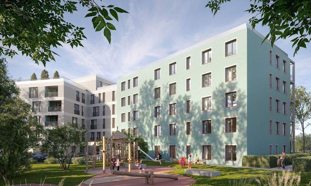 Etagenwohnung Neu-Ulm Ludwigsfeld - 4 Zimmer, 96 m&sup2;, 562.020&euro; | Angebot:25681554