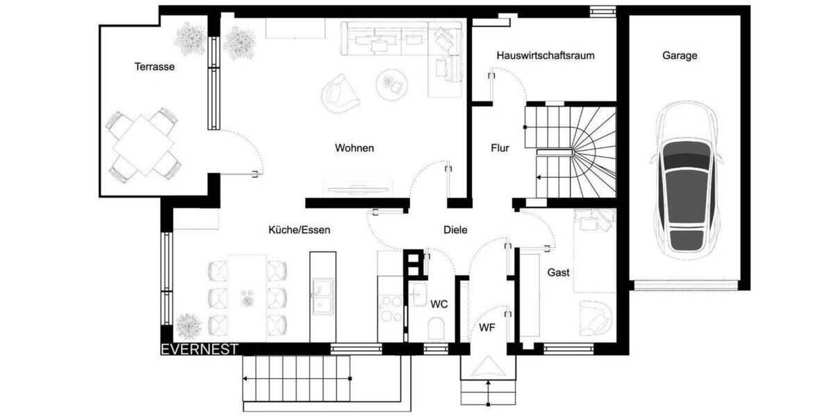 Doppelhaushälfte Elchingen Oberelchingen - 5 Zimmer, 123 m&sup2;, 539.000&euro; | Angebot:25820275