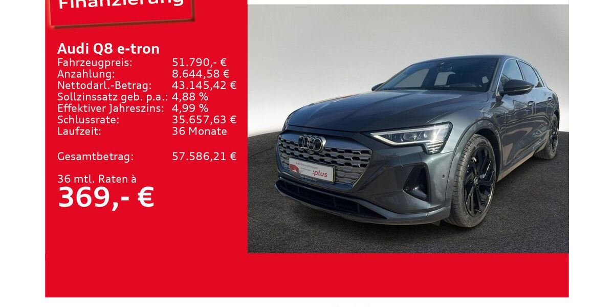 Audi Q8 e-tron 41.180 km 51.790 &euro; Ulm 89073