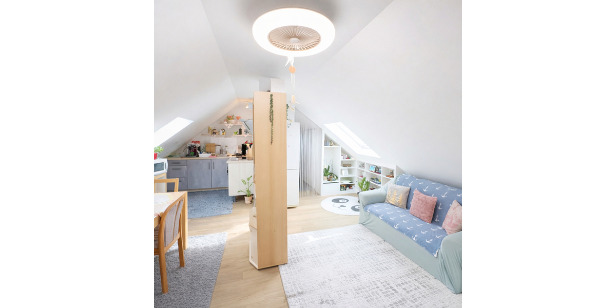 helle 1,5 Zimmer Dachgeschosswohnung für Kapitalanleger - Dachgeschoßwohnung Ulm / Gögglingen Gögglingen | Angebot:24510573