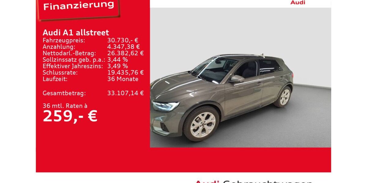 Audi A1 4.965 km 30.730 &euro; Ulm 89073
