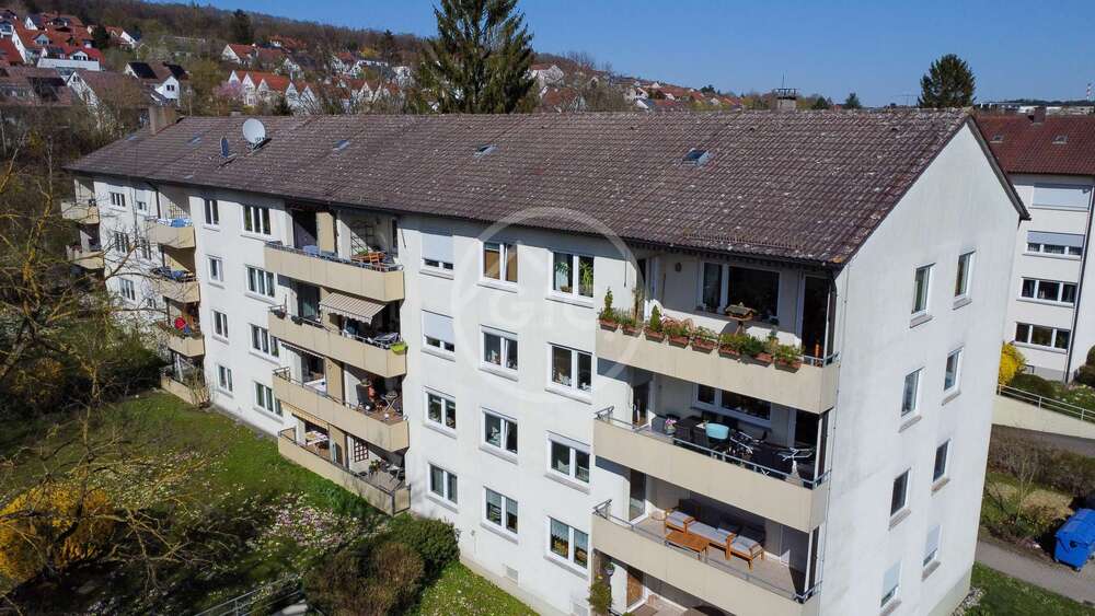 Etagenwohnung Ulm Obertalfingen - 2.5 Zimmer, 63 m&sup2;, 235.000&euro; | Angebot:25511629