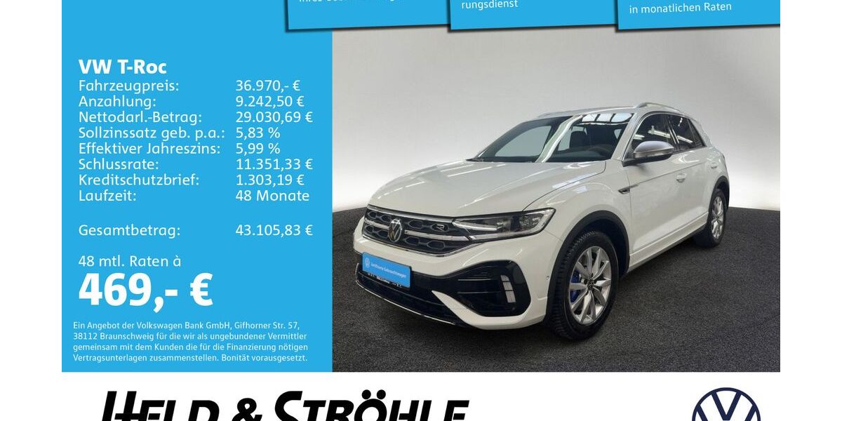 VW T-Roc 16.007 km 36.590 &euro; Neu-Ulm 89231
