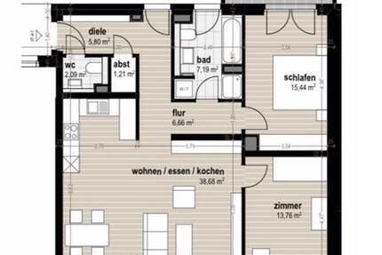 Wohnung Neu-Ulm Ludwigsfeld - 3.5 Zimmer, 99 m&sup2;, 1.850&euro; | Angebot:26041353