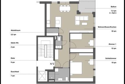 Wohnung Schelklingen - 3 Zimmer, 86 m&sup2;, 379.000&euro; | Angebot:25922388
