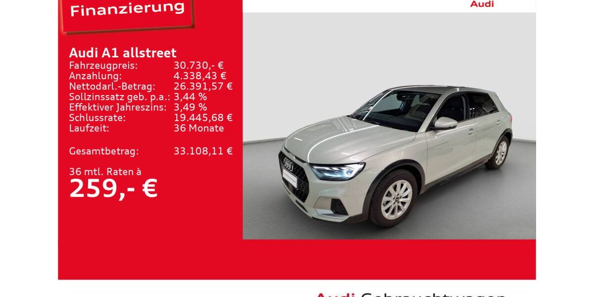 Audi A1 6.035 km 30.730 &euro; Ulm 89073