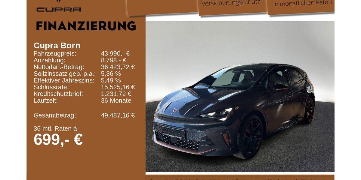 Cupra Born 3.500 km 43.990 &euro; Neu-Ulm 89231