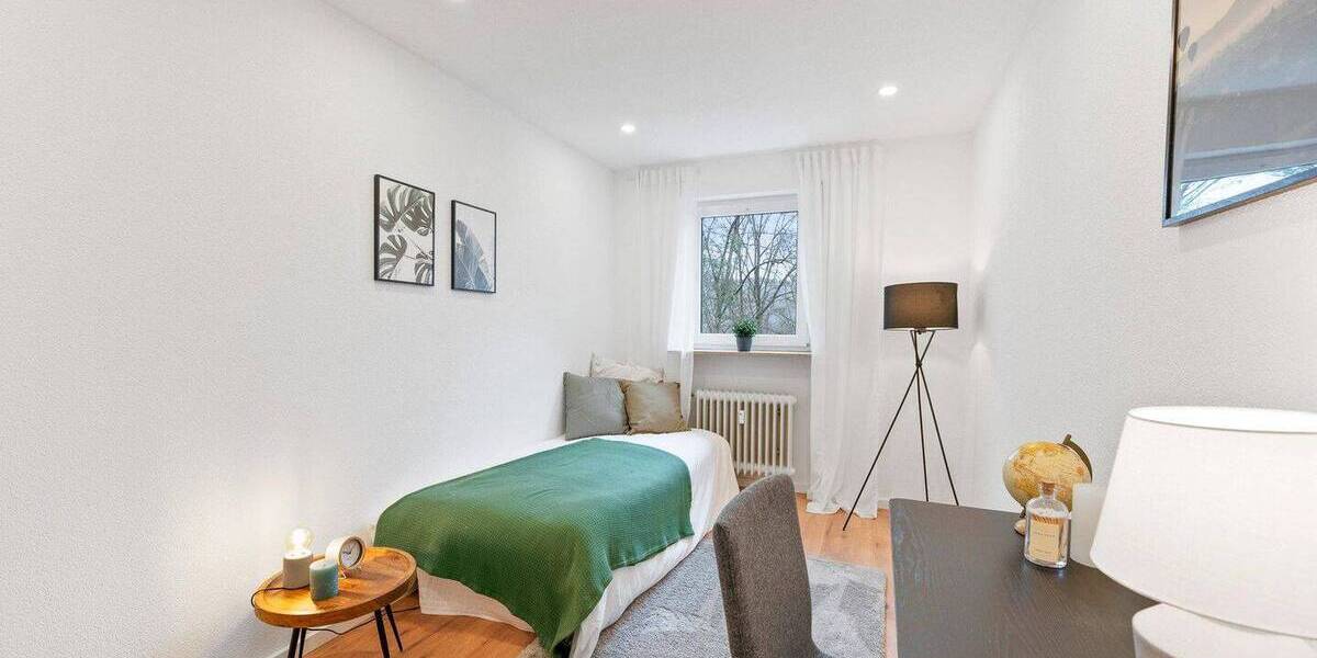 Etagenwohnung Neu-Ulm Stadtmitte - 4 Zimmer, 82 m&sup2;, 379.900&euro; | Angebot:26203904