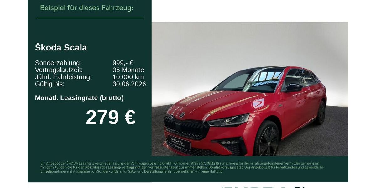 Skoda Scala 26.616 km 26.960 &euro; Neu-Ulm 89231
