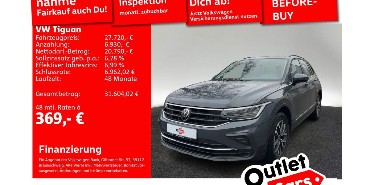 VW Tiguan 21.693 km 27.720 &euro; Senden 89250