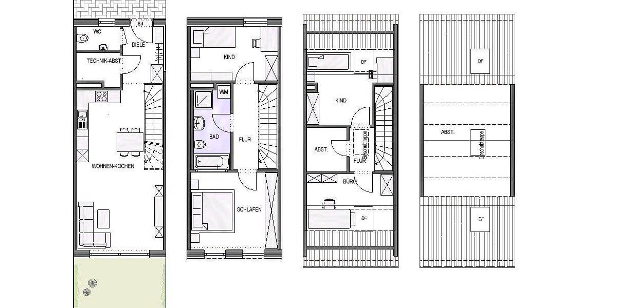 Reihenmittelhaus Achstetten - 6 Zimmer, 115 m&sup2;, 440.500&euro; | Angebot:25666062