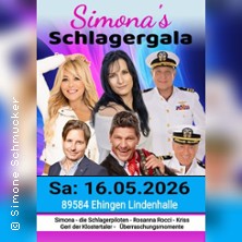 Simonas Schlagergala 16.05.2026 Lindenhalle Ehingen (Donau)