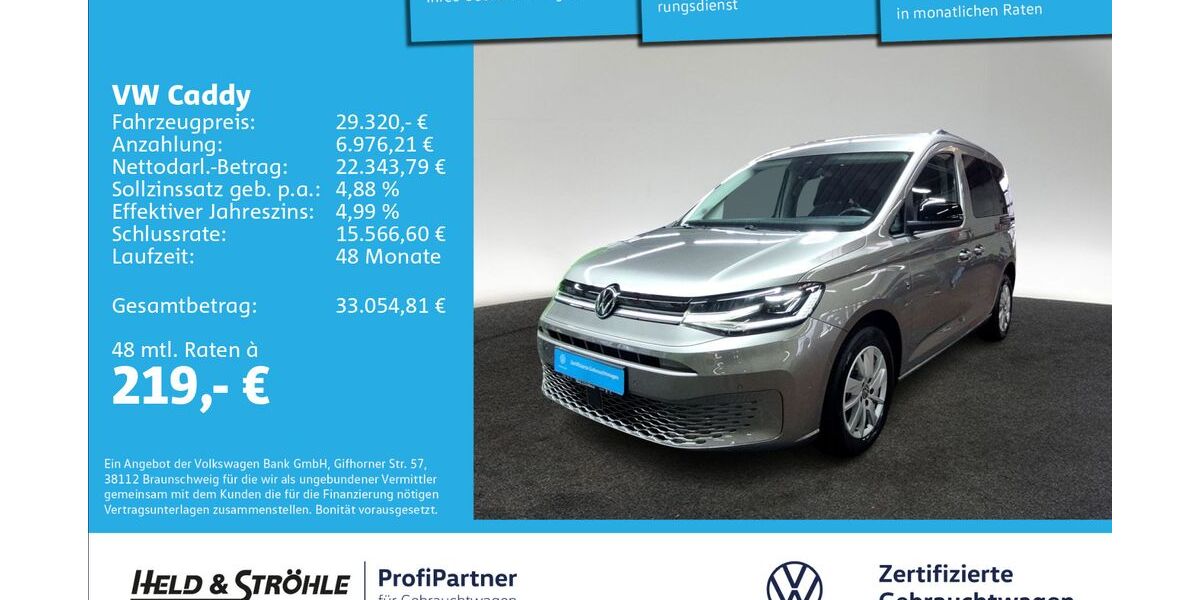 VW Caddy 16.008 km 28.760 &euro; Ulm 89079