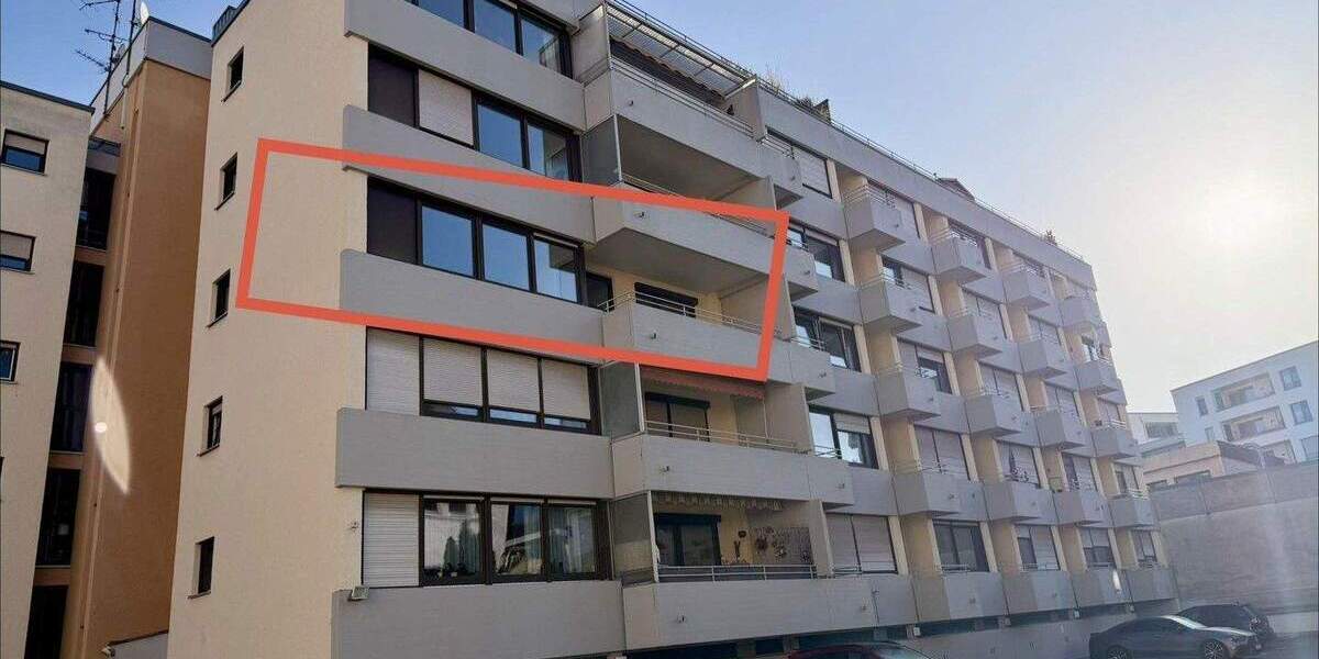 Etagenwohnung Neu-Ulm Stadtmitte - 2 Zimmer, 60 m&sup2;, 255.000&euro; | Angebot:25780301