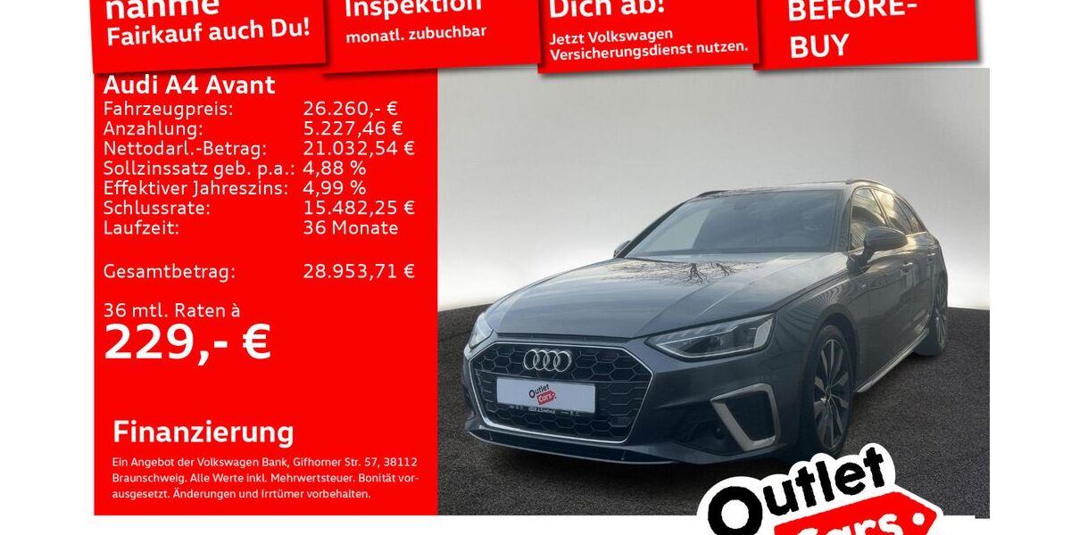 Audi A4 105.231 km 23.620 &euro; Senden 89250