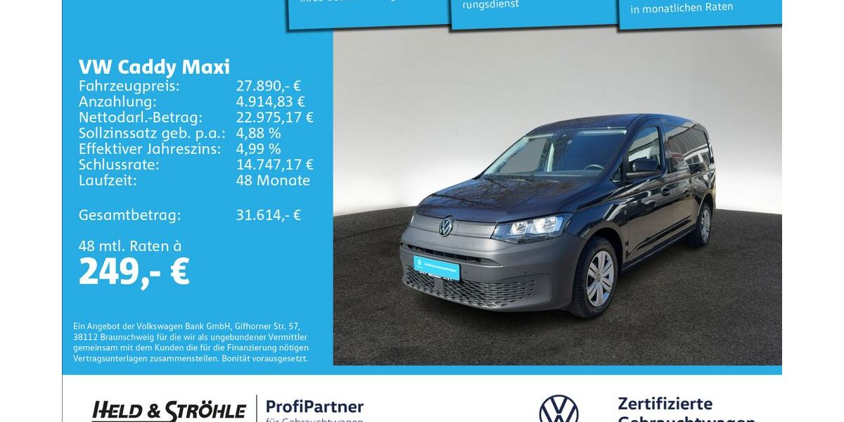 VW Caddy Maxi 25.319 km 27.890 &euro; Ulm 89079
