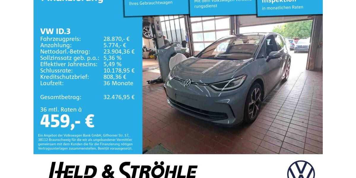 VW ID.3 19.523 km 28.870 &euro; Neu-Ulm 89231