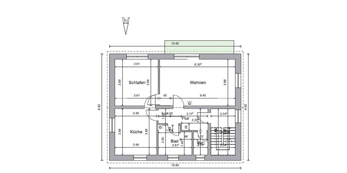 Mehrfamilienhaus, Wohnhaus Neu-Ulm Burlafingen - 4 Zimmer, 160 m&sup2;, 469.000&euro; | Angebot:26113085