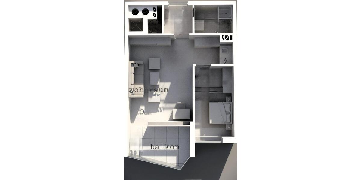 Hochparterre Ulm Söflingen - 1.5 Zimmer, 38 m&sup2;, 167.500&euro; | Angebot:26215229