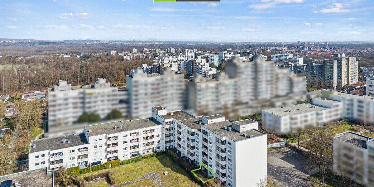 Etagenwohnung Ulm / Wiblingen Wiblingen - 3 Zimmer, 80 m&sup2;, 279.000&euro; | Angebot:25800720