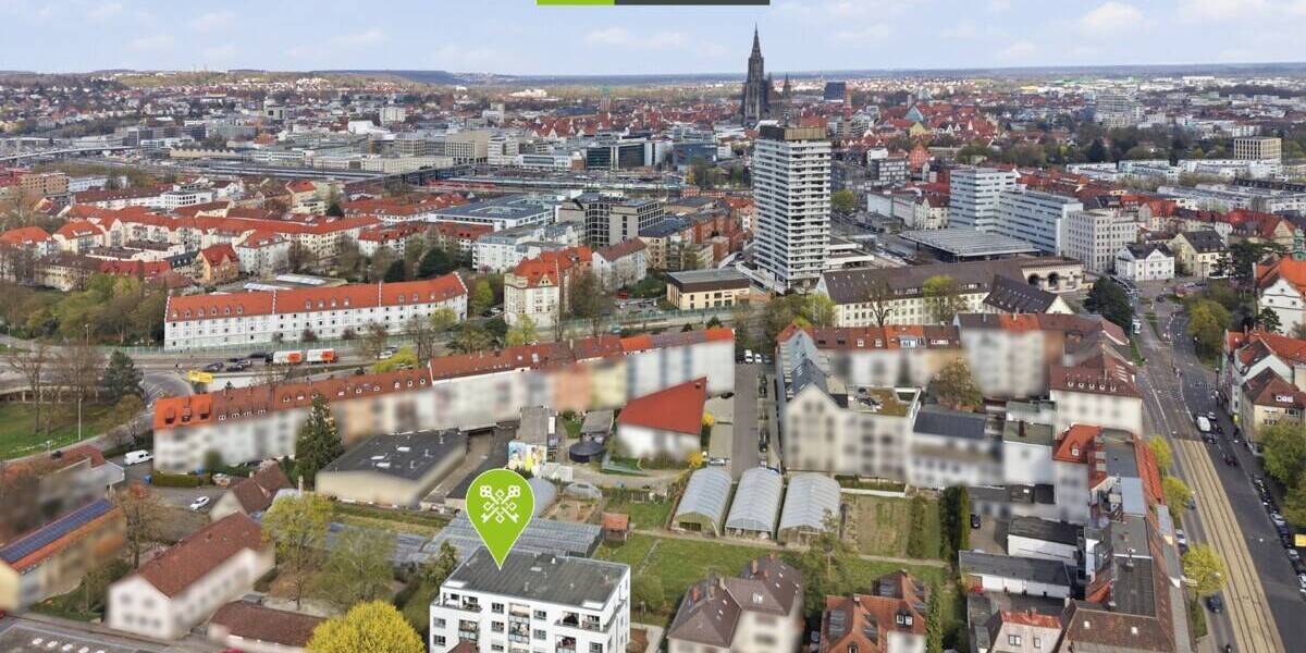 Etagenwohnung Ulm Weststadt - 3 Zimmer, 90 m&sup2;, 448.000&euro; | Angebot:26202256
