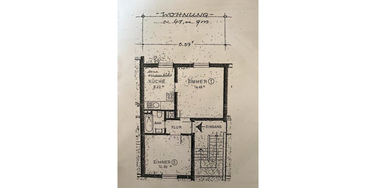 Etagenwohnung Neu-Ulm Ludwigsfeld - 2 Zimmer, 41 m&sup2;, 169.000&euro; | Angebot:26314030