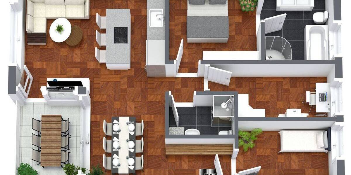 Etagenwohnung Neu-Ulm Ludwigsfeld - 4 Zimmer, 118 m&sup2;, 595.000&euro; | Angebot:26189257