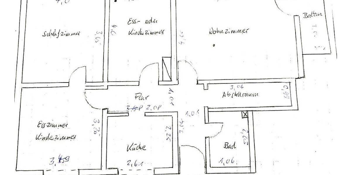 Etagenwohnung Ulm Mitte - 4 Zimmer, 80 m&sup2;, 205.000&euro; | Angebot:25692776