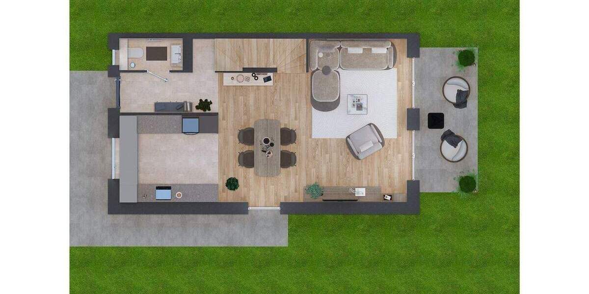 Reihenmittelhaus Ulm Donaustetten - 5 Zimmer, 124 m&sup2;, 530.000&euro; | Angebot:26672694