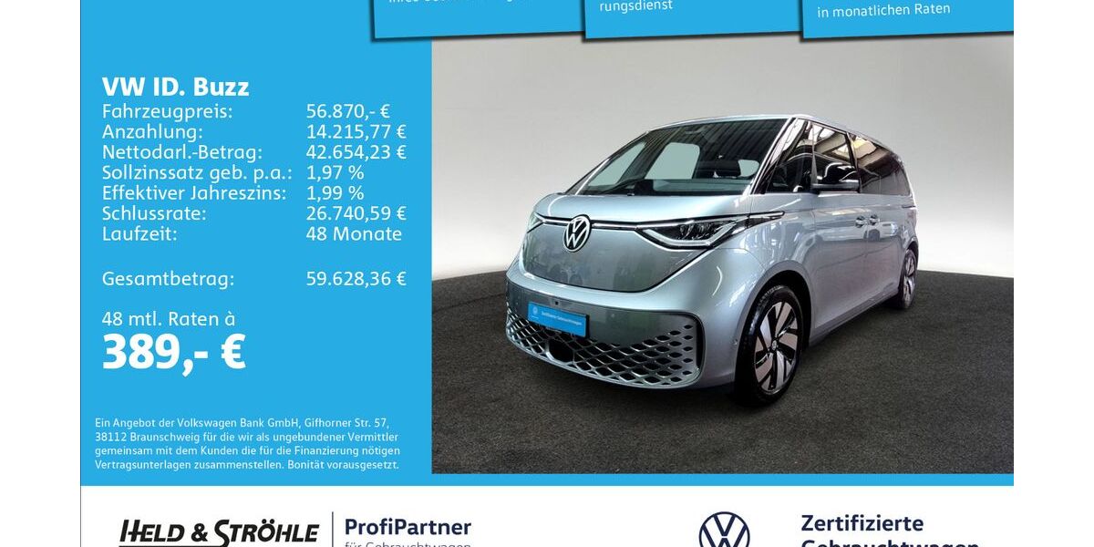 VW ID. Buzz 16.268 km 56.870 &euro; Ulm 89079