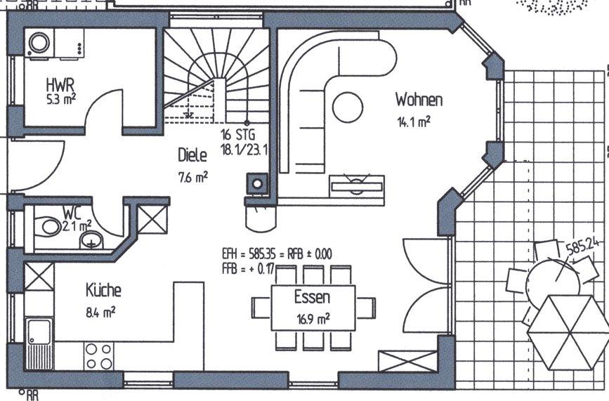 Einfamilienhaus Weidenstetten - 4 Zimmer, 119 m&sup2;, 599.000&euro; | Angebot:26111677