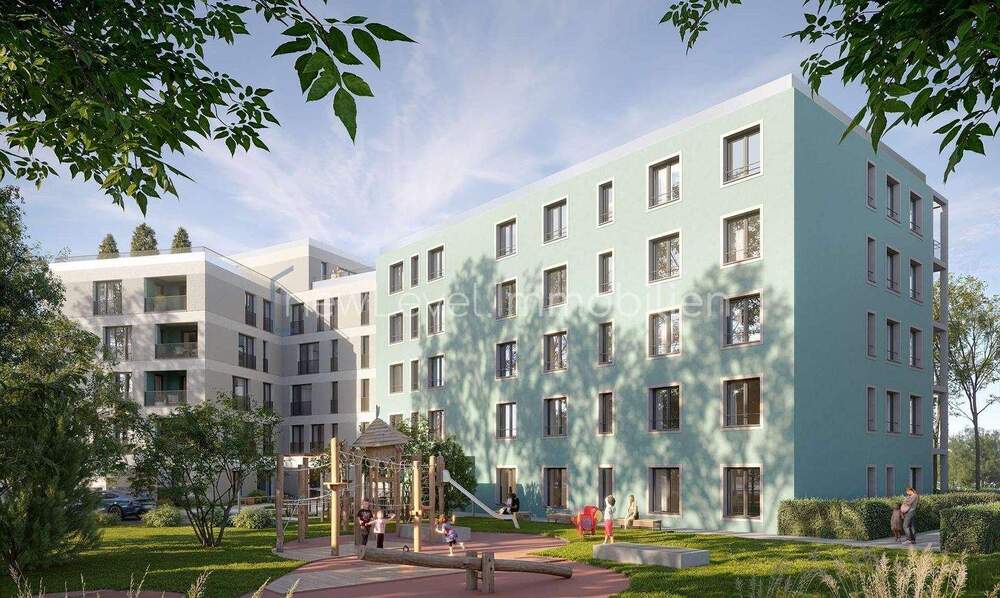 Etagenwohnung Neu-Ulm Ludwigsfeld - 2 Zimmer, 65 m&sup2;, 397.720&euro; | Angebot:25734306