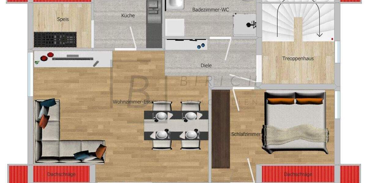 Etagenwohnung Neu-Ulm Pfuhl - 2 Zimmer, 55 m&sup2;, 329.000&euro; | Angebot:25691159