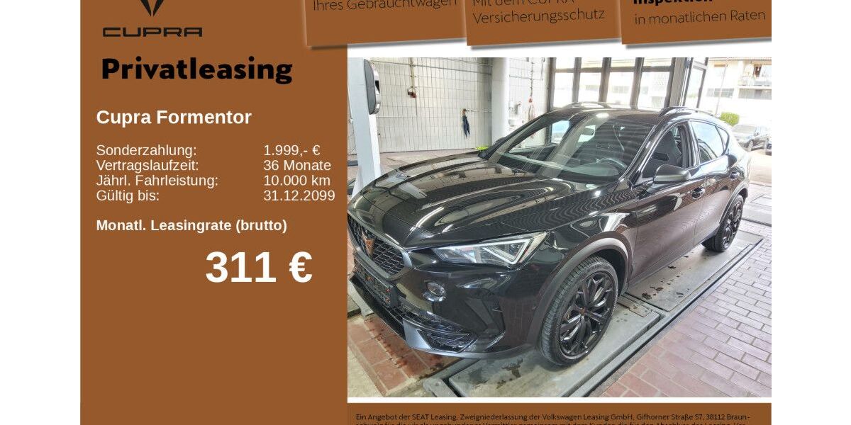 Cupra Formentor 23.891 km 37.980 &euro; Neu-Ulm 89231