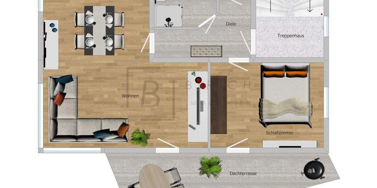 Etagenwohnung Neu-Ulm Pfuhl - 2 Zimmer, 69 m&sup2;, 398.000&euro; | Angebot:25691158