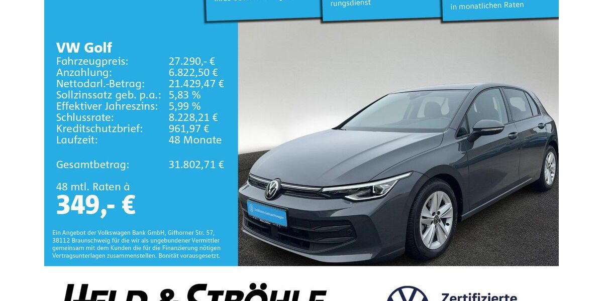 VW Golf 16.769 km 27.290 &euro; Neu-Ulm 89231