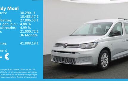 VW Caddy Maxi 3.762 km 37.960 &euro; Ulm 89079