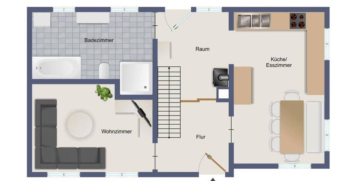 Einfamilienhaus Niederstotzingen Stetten - 3 Zimmer, 70 m&sup2;, 298.000&euro; | Angebot:25877286