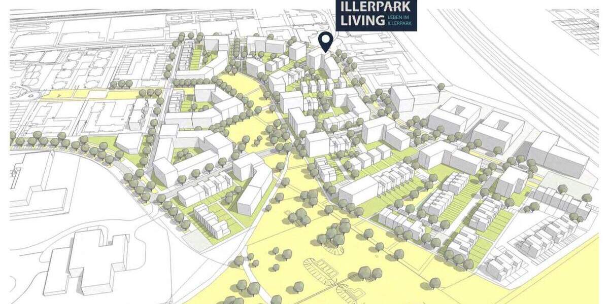 Etagenwohnung Neu-Ulm Ludwigsfeld - 4 Zimmer, 96 m&sup2;, 562.020&euro; | Angebot:25681554