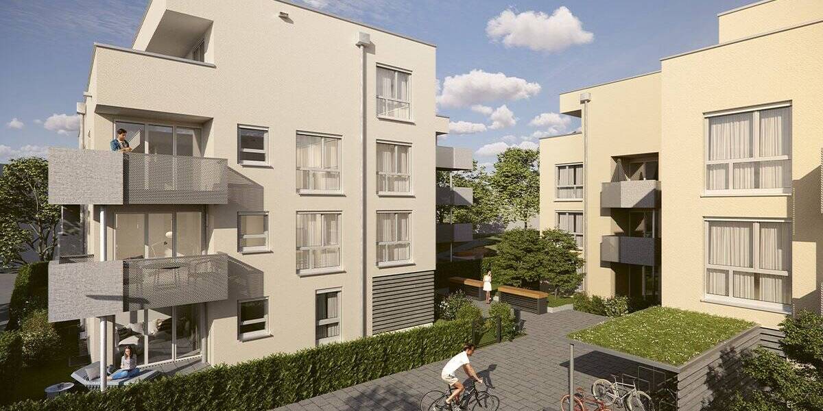 Etagenwohnung Dornstadt - 2 Zimmer, 48 m&sup2;, 274.000&euro; | Angebot:25837929