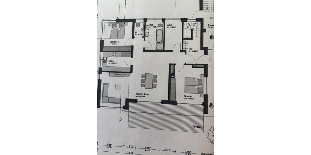 Erdgeschoßwohnung Ehingen (Donau) - 3.5 Zimmer, 105 m&sup2;, 1.110&euro; | Angebot:25418046