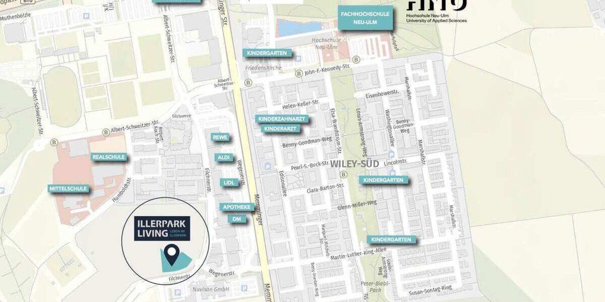 Etagenwohnung Neu-Ulm Ludwigsfeld - 4 Zimmer, 96 m&sup2;, 562.020&euro; | Angebot:25681554