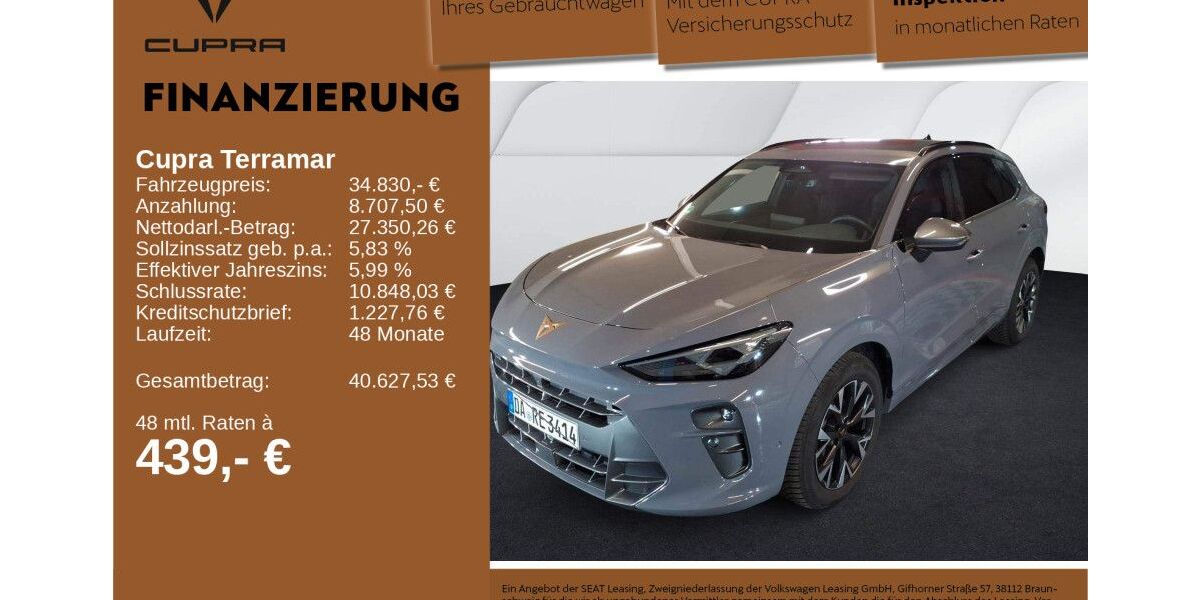 Cupra Terramar 8.941 km 34.830 &euro; Neu-Ulm 89231