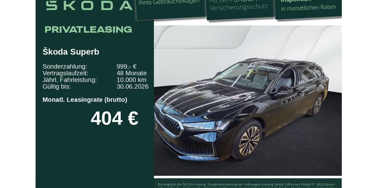 Skoda Superb 16.279 km 39.560 &euro; Neu-Ulm 89231
