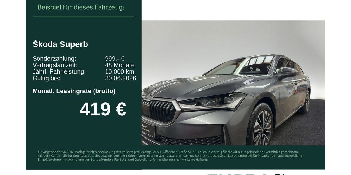 Skoda Superb 13.062 km 38.920 &euro; Neu-Ulm 89231