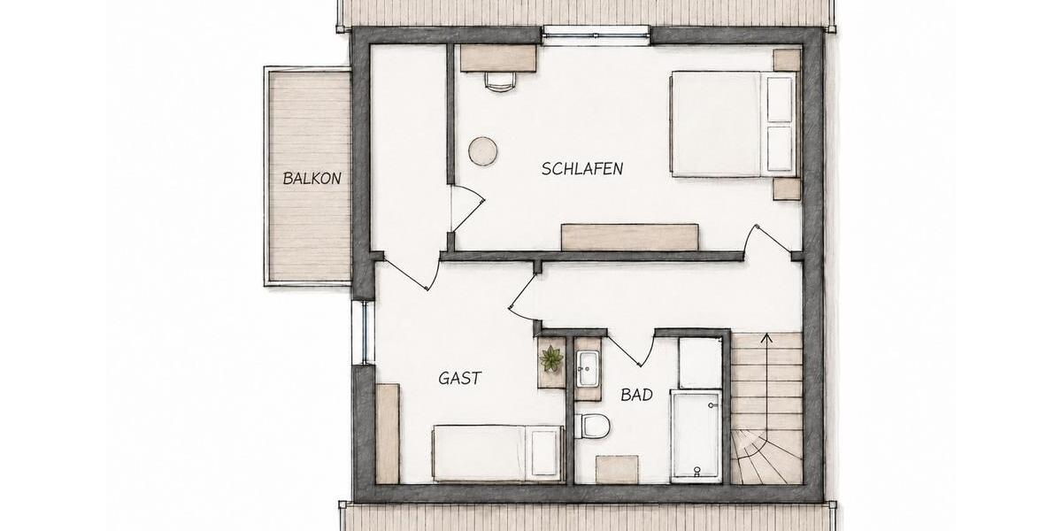 Doppelhaushälfte Langenau - 3 Zimmer, 96 m&sup2;, 469.000&euro; | Angebot:27301459