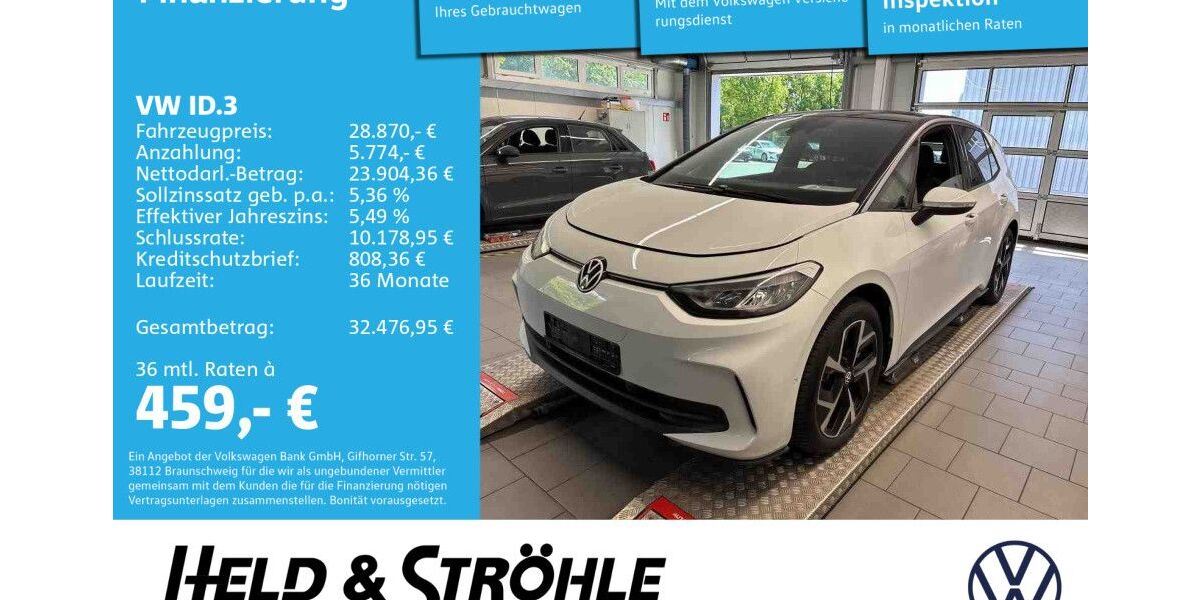 VW ID.3 28.217 km 28.710 &euro; Neu-Ulm 89231